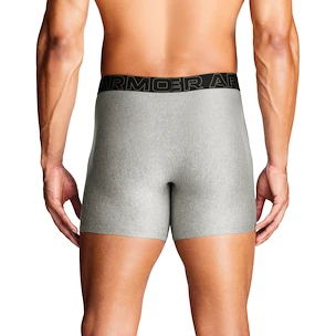 Boxer da uomo Under Armour Perf Tech Solid 6in 3Pack Steel Heather