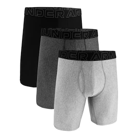 Boxer da uomo Under Armour Perf Tech Solid 9in 3Pack Steel Heather