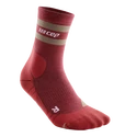 Calze a compressione da donna CEP  80s Mid Cut Berry/Sand