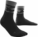 Calze a compressione da donna CEP Camocloud Mid Cut Black/Grey