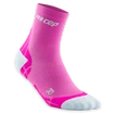 Calze a compressione da donna CEP  Ultralight Pink/Light Grey