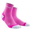 Calze a compressione da donna CEP  Ultralight Pink/Light Grey