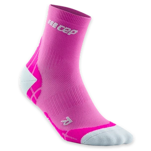 Calze a compressione da donna CEP  Ultralight Pink/Light Grey