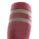 Calzettoni a compressione da donna CEP  80s Hiking Berry/Sand