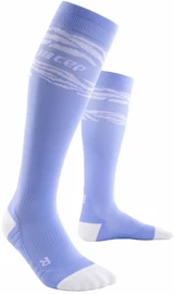 Calzettoni a compressione da donna CEP Animal Sky/White