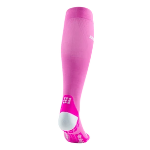 Calzettoni a compressione da donna CEP  Ultralight Pink/Light Grey