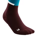 Calzettoni a compressione da uomo CEP  4.0 Petrol/Dark Red