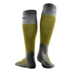 Calzettoni a compressione da uomo CEP Hiking Light Merino Olive/Grey