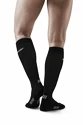 Calzettoni a compressione da uomo CEP  RECOVERY Black/Black