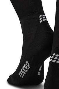 Calzettoni a compressione da uomo CEP  RECOVERY Black/Black