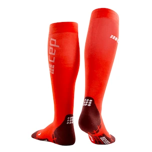 Calzettoni a compressione da uomo CEP  Ultralight Lava/Dark Red