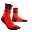 Calzini a compressione da uomo CEP Camocloud Mid Cut Lava/Peacot