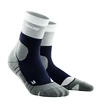 Calzini a compressione da uomo CEP Hiking Light Merino Mid Cut Marine Blue/Grey