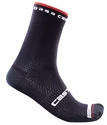 Calzini da ciclismo Castelli  Rosso Corsa Pro 15