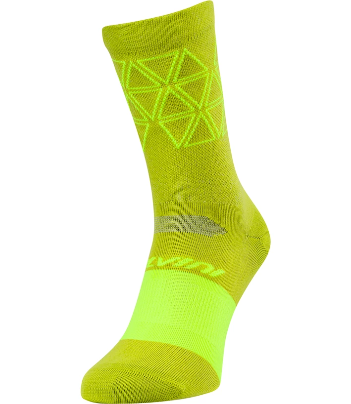 Calzini da ciclismo Silvini  Bardiga Olive-lime  36-38