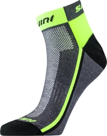 Calzini da ciclismo Silvini Plima Charcoal/Green