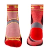 Calzini da uomo Bridgedale  Trail Run Ultralight T2 Coolmax Sport ¾ Crew Red