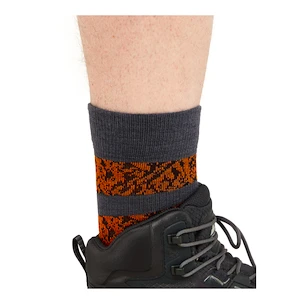 Calzini da uomo Icebreaker Merino Hike+ Light Crew Natural Summit Graphite/Blaze/Black  XL
