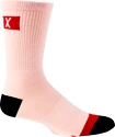 Calzini Fox  Womens 6" Flexair Merino Sock Pale Pink