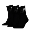 Calzini Head  Tennis Club Short Crew Black (3 Pack)