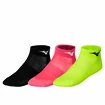 Calzini Mizuno  Training Mid 3P Socks  Neolime/Fuchsia/Black