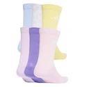Calzini per bambini adidas  Cushined Crew Violet Fusion 6 Pack