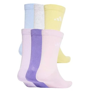 Calzini per bambini adidas  Cushined Crew Violet Fusion 6 Pack