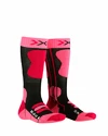 Calzini per bambini X-Bionic  Ski Junior 4.0 Anthracite Melange/Fluo Pink