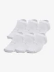 Calzini Under Armour  Essential No Show 6pk-WHT  M