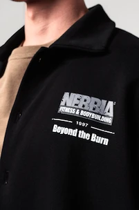 Camicia da uomo Nebbia  Oversized Shirt 90s THROWBACK 350 Black