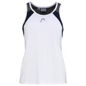 Canotta da bambina Head  Club 22 Tank Top Girls White/Dark Blue