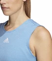 Canotta da donna adidas  Camo Tank Primeblue Light Blue