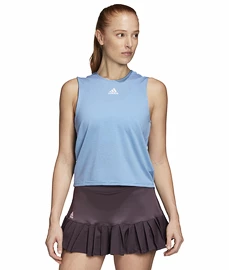 Canotta da donna adidas Camo Tank Primeblue Light Blue