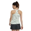 Canotta da donna adidas  Club Graphic Tank Linen Green