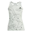 Canotta da donna adidas  Club Graphic Tank Linen Green S