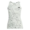Canotta da donna adidas  Club Graphic Tank Linen Green S