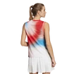 Canotta da donna adidas  Melbourne Printed Match Tank White/Red/Blue