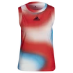 Canotta da donna adidas  Melbourne Printed Match Tank White/Red/Blue