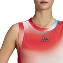 Canotta da donna adidas  Melbourne Printed Match Tank White/Red/Blue