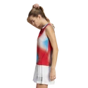 Canotta da donna adidas  Melbourne Printed Match Tank White/Red/Blue