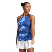 Canotta da donna adidas  Melbourne Tennis Y-Tank Top Multicolor/Blue