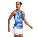 Canotta da donna adidas  Melbourne Tennis Y-Tank Top Multicolor/Blue