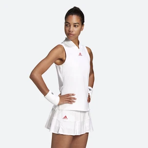Canotta da donna adidas  T Mat. Tank Eng White