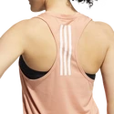 Canotta da donna adidas  Training 3-Stripes Tank Ambient Blush