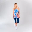 Canotta da donna BIDI BADU  Aluna Tech Tank Dark Blue/Neon Red