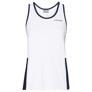 Canotta da donna Head  Club White/Dark Blue