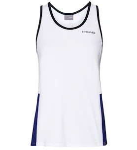 Canotta da donna Head  Club White/Royal