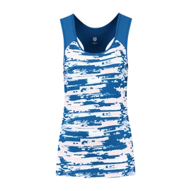 Canotta da donna K-Swiss Hypercourt Stripe Tank Print/Classic Blue