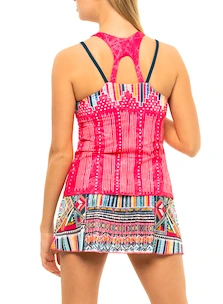 Canotta da donna Lucky in Love  Pretty In Ink Bralette Tank Shocking Pink S