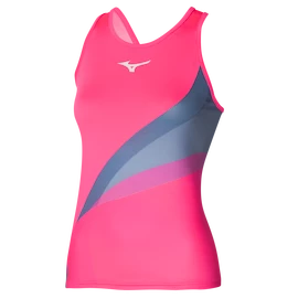 Canotta da donna Mizuno Release Printed Tank High-Vis Pink